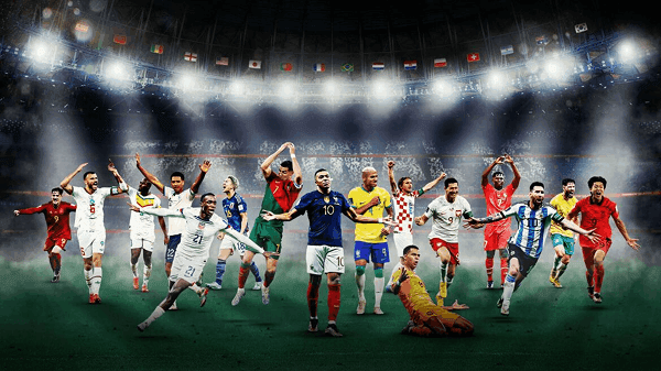 Fans celebrating football at the TVMSport Football Village